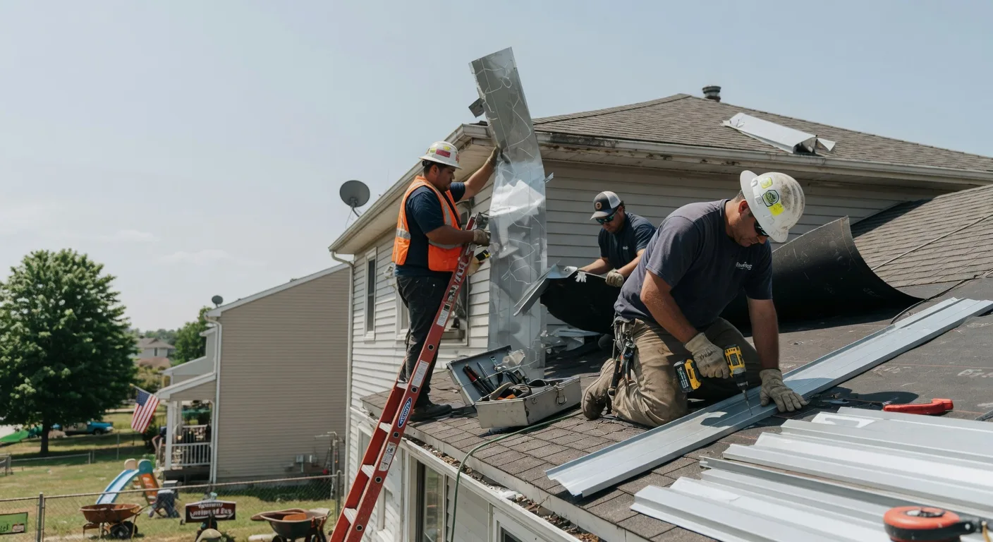 Storm Damage Metal Roof Repair in Glenwood, AL